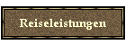 Reiseleistungen